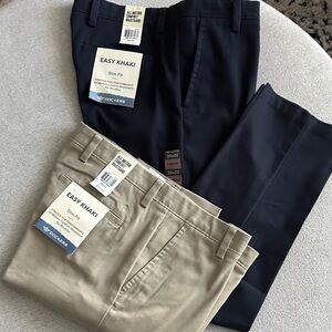 Dockers Men's Slim Fit Chinos - size 36x32. Two pairs- navy and tan.